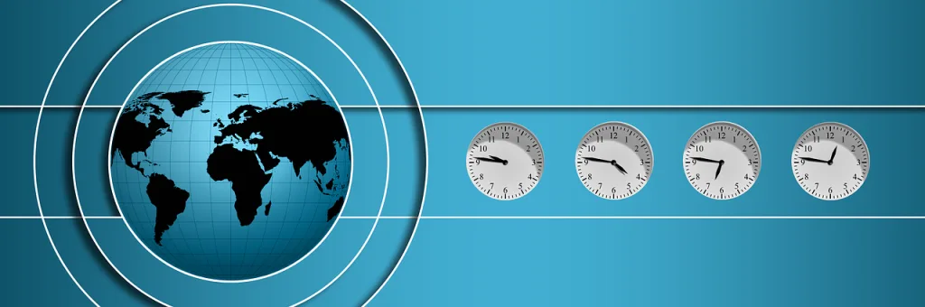 Time zone consideration for remote team collaboration 